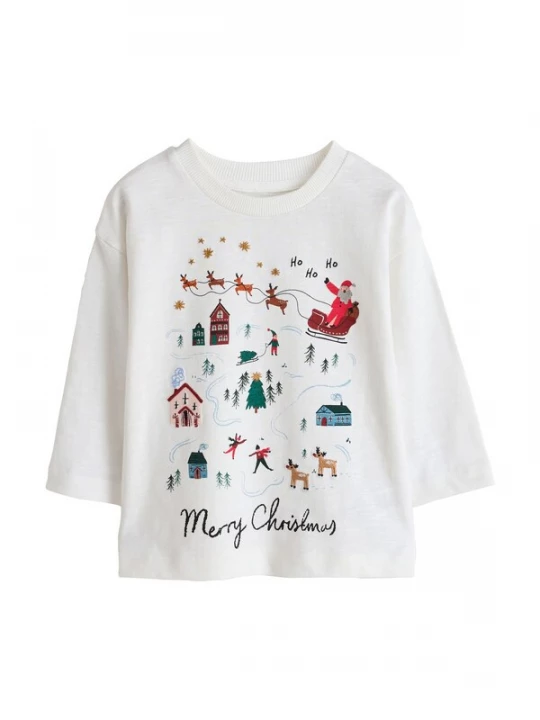 Foto van product Next Shirt blauw / rood / wit