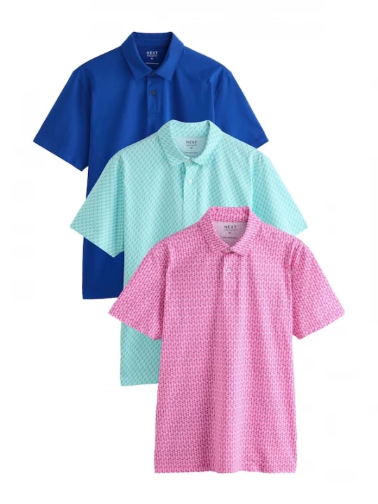 Foto van product Next Shirt blauw / turquoise / orchidee / wit