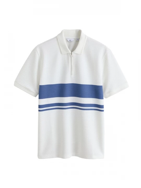 Foto van product Next Shirt blauw / wit