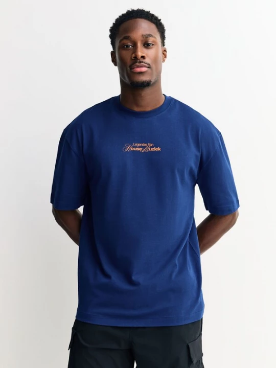Foto van product Next Shirt blauw / zwart / wit