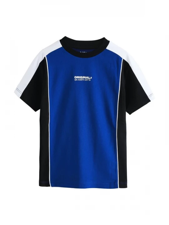 Foto van product Next Shirt blauw / zwart / wit