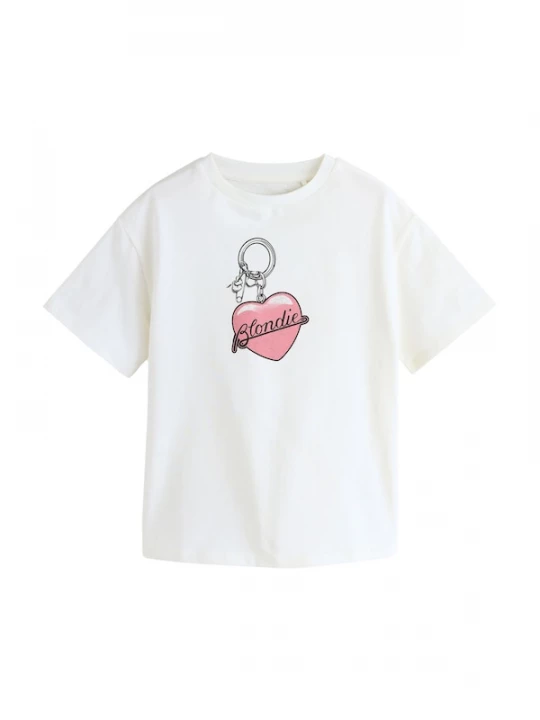 Foto van product Next Shirt 'Blondie' pink / zwart / wit