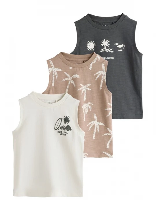 Foto van product Next Shirt cappuccino / zwart / wit