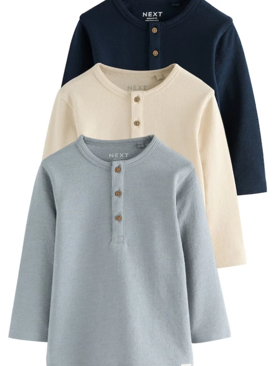 Foto van product Next Shirt chamois / navy / lichtblauw