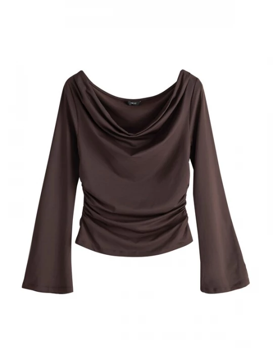 Foto van product Next Shirt chocoladebruin