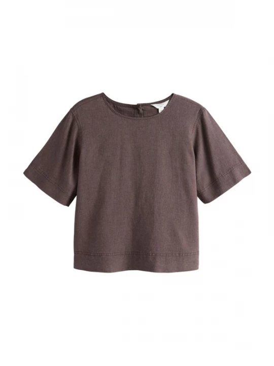 Foto van product Next Shirt chocoladebruin