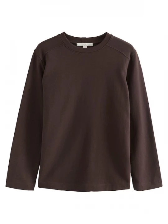 Foto van product Next Shirt chocoladebruin