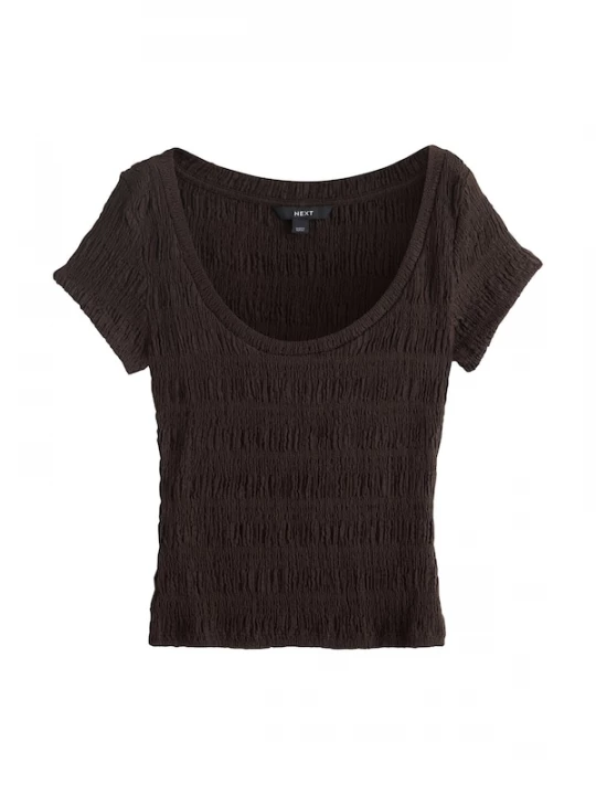 Foto van product Next Shirt chocoladebruin