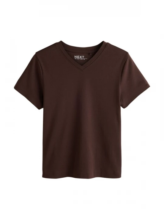 Foto van product Next Shirt chocoladebruin