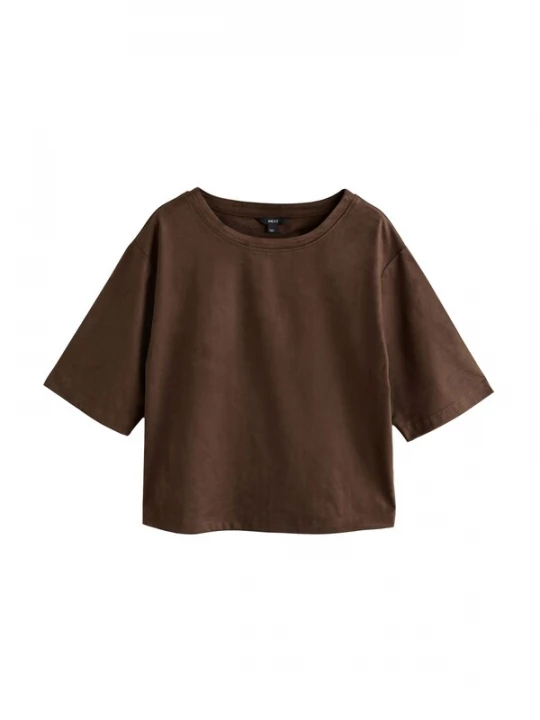 Foto van product Next Shirt chocoladebruin