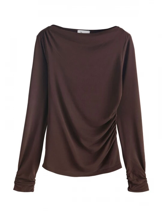 Foto van product Next Shirt chocoladebruin