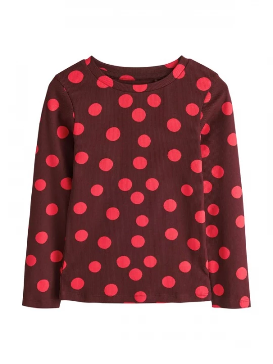 Foto van product Next Shirt chocoladebruin / bloedrood