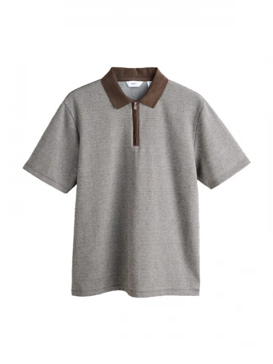 Foto van product Next Shirt chocoladebruin / lichtgrijs