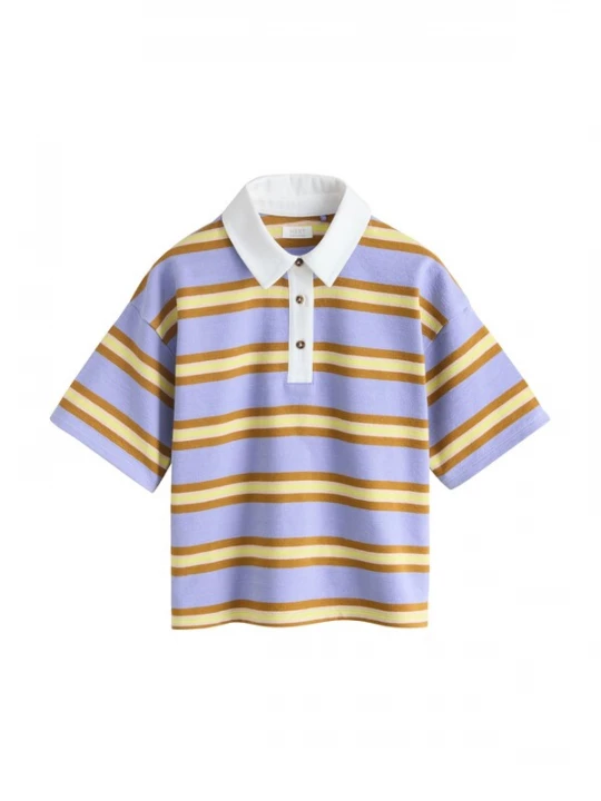 Foto van product Next Shirt cognac / geel / lila / wit