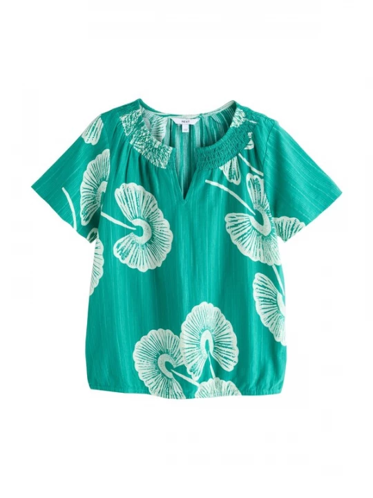 Foto van product Next Shirt crème / groen / smaragd