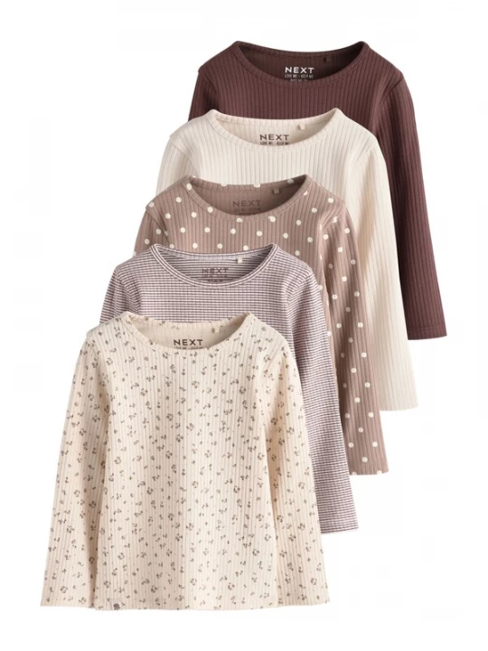 Foto van product Next Shirt crème / lichtbeige / donkerbeige / donkerbruin
