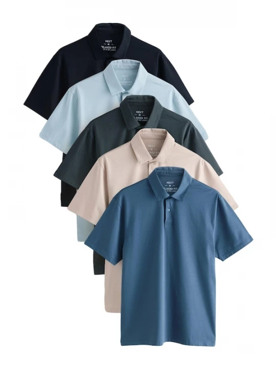 Foto van product Next Shirt crème / marine / opaal / lichtblauw / basaltgrijs