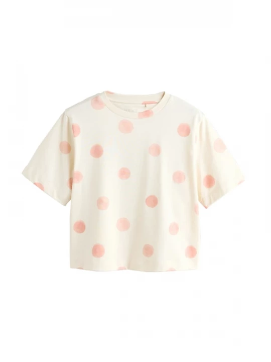 Foto van product Next Shirt crème / zalm roze
