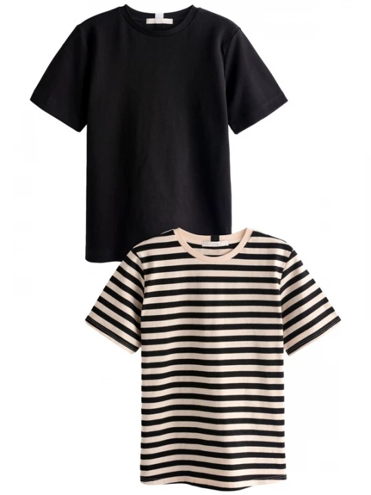 Foto van product Next Shirt crème / zwart