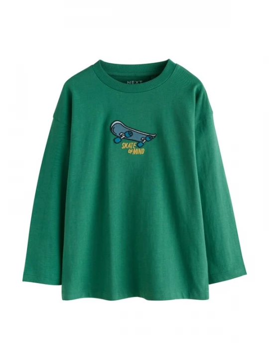 Foto van product Next Shirt donkerblauw / geel / groen / wit