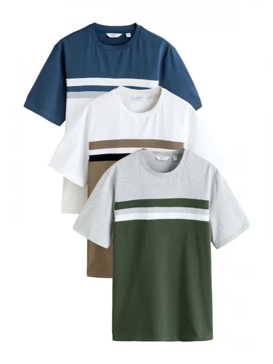 Foto van product Next Shirt donkerblauw / pueblo / groen / wit