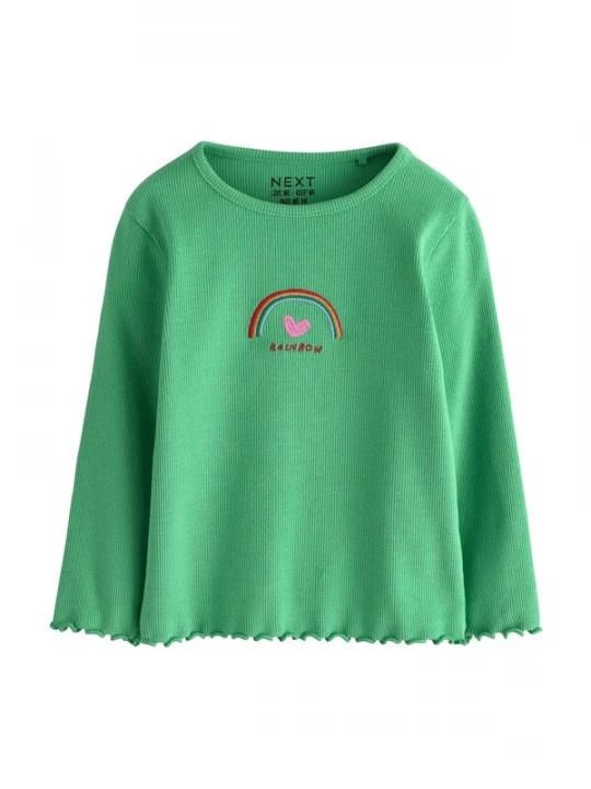 Foto van product Next Shirt donkergeel / groen / pink / rood