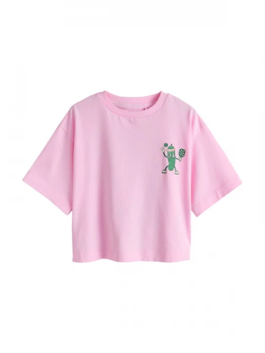 Foto van product Next Shirt donkergroen / pink / rosa / rood