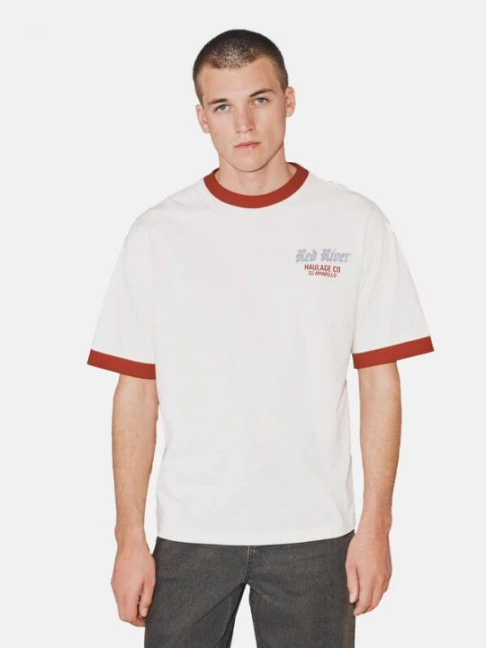 Foto van product Next Shirt duifblauw / rood / wit