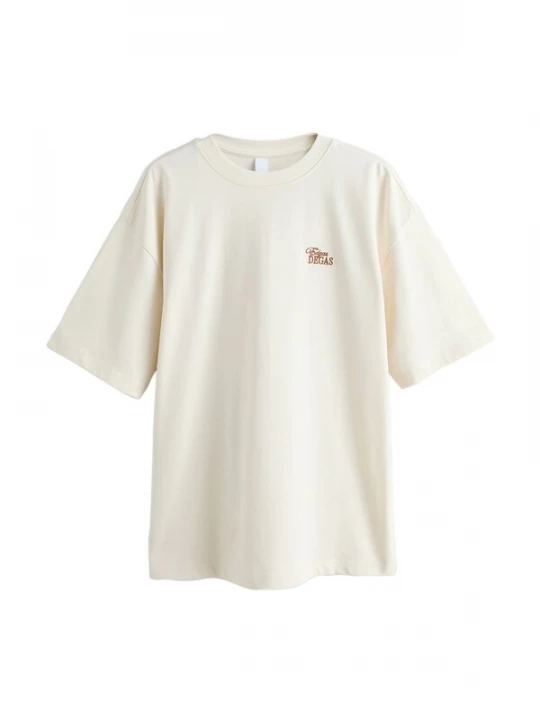 Foto van product Next Shirt ecru / bruin / goudgeel / groen