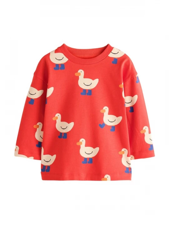 Foto van product Next Shirt ecru / donkerblauw / oranje / rood
