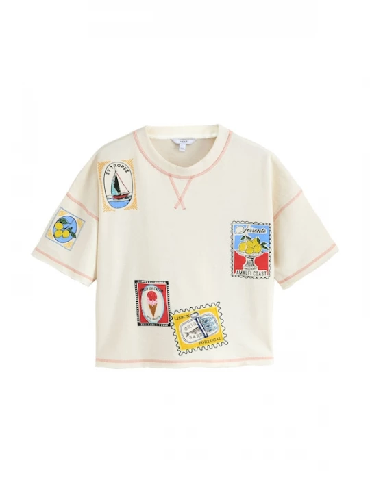 Foto van product Next Shirt ecru / gemengde kleuren