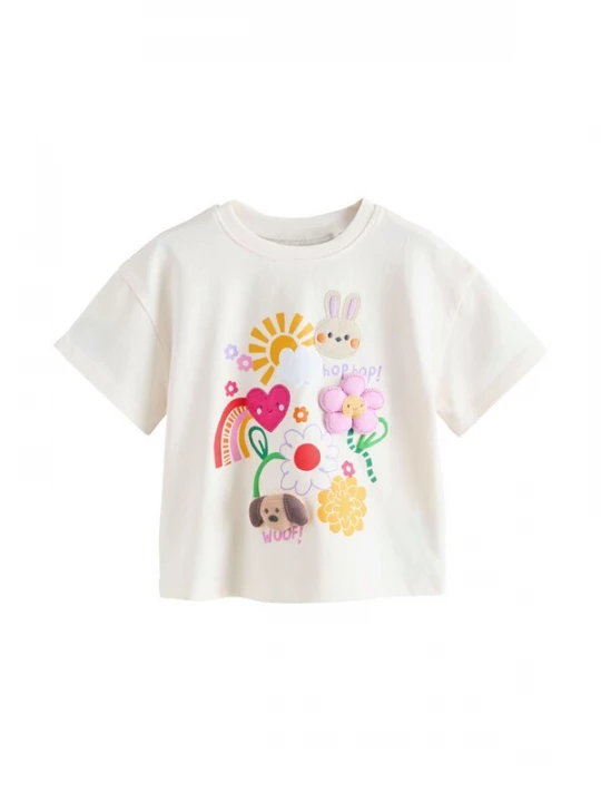 Foto van product Next Shirt ecru / gemengde kleuren