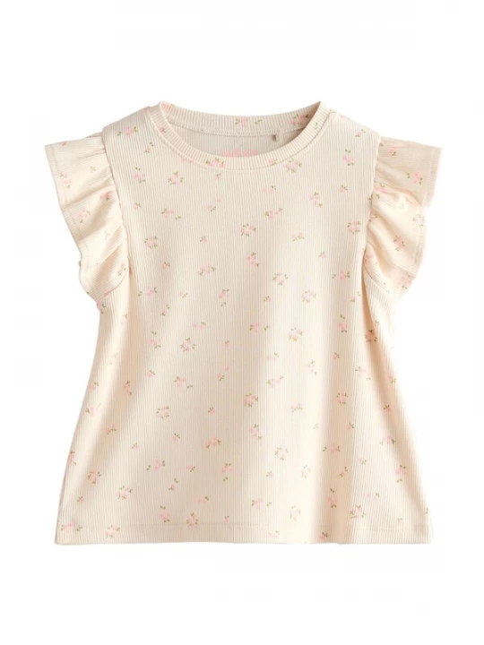 Foto van product Next Shirt ecru / groen / rosa