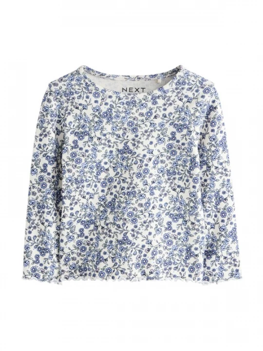 Foto van product Next Shirt ecru / lichtblauw