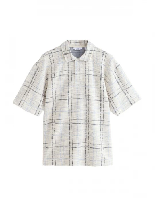 Foto van product Next Shirt ecru / lichtblauw / zwart