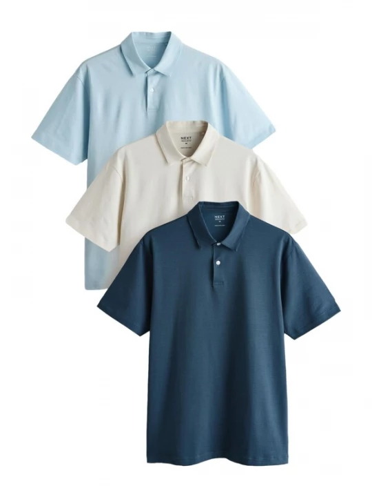 Foto van product Next Shirt ecru / navy / lichtblauw