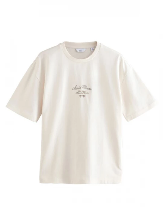 Foto van product Next Shirt ecru / zwart