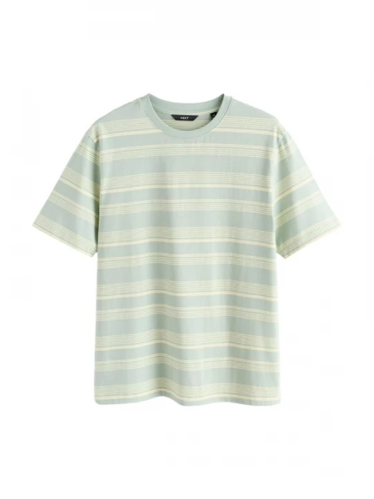 Foto van product Next Shirt 'Edit' pasteelgeel / mintgroen