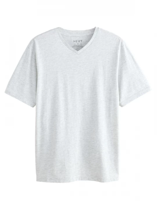 Foto van product Next Shirt 'Essential' lichtgrijs