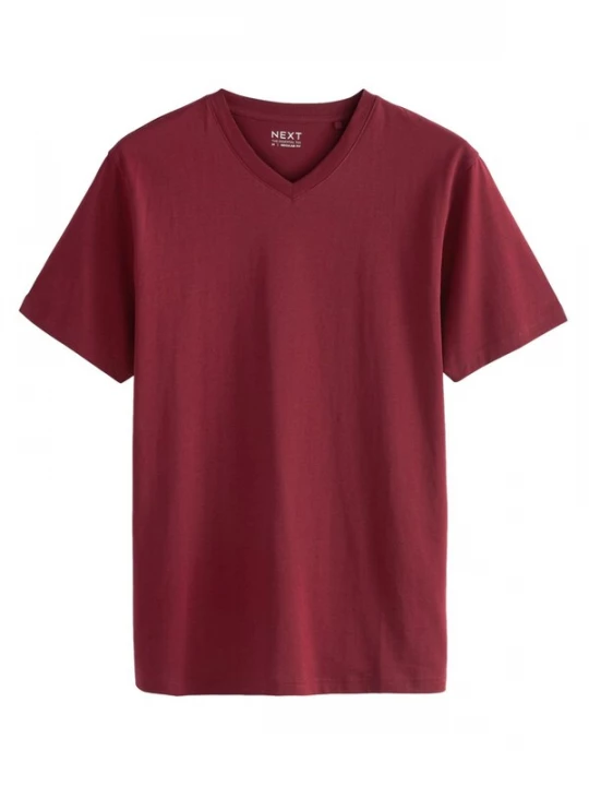 Foto van product Next Shirt 'Essential' wijnrood