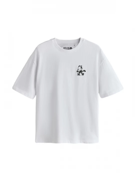 Foto van product Next Shirt 'Felix The Cat' zwart / wit