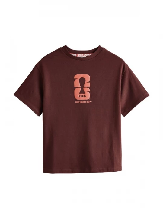 Foto van product Next Shirt 'FIFA' blauw / bruin / kastanjebruin / lavendel