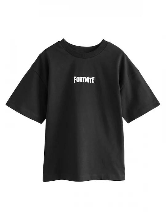 Foto van product Next Shirt 'Fortnite' aqua / roestbruin / zwart / wit