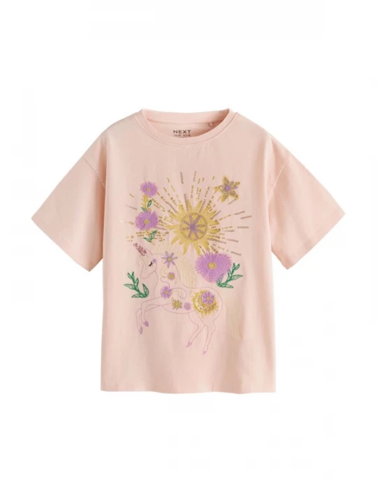 Foto van product Next Shirt geel / grasgroen / lavendel / poederroze