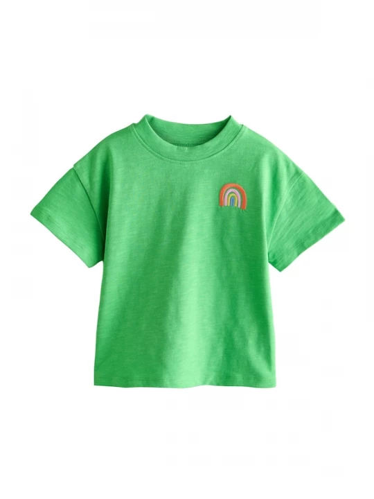 Foto van product Next Shirt geel / grasgroen / oranje / rosa