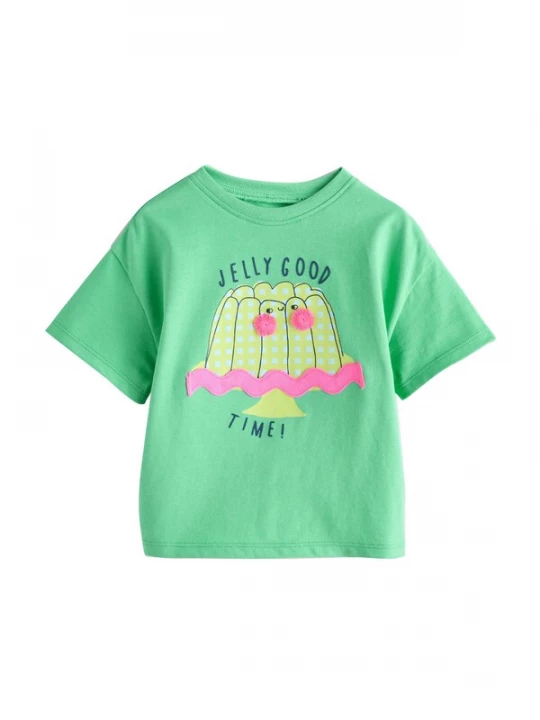 Foto van product Next Shirt geel / groen / pink