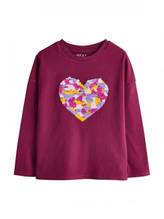 Foto van product Next Shirt geel / lichtlila / magenta / bourgogne