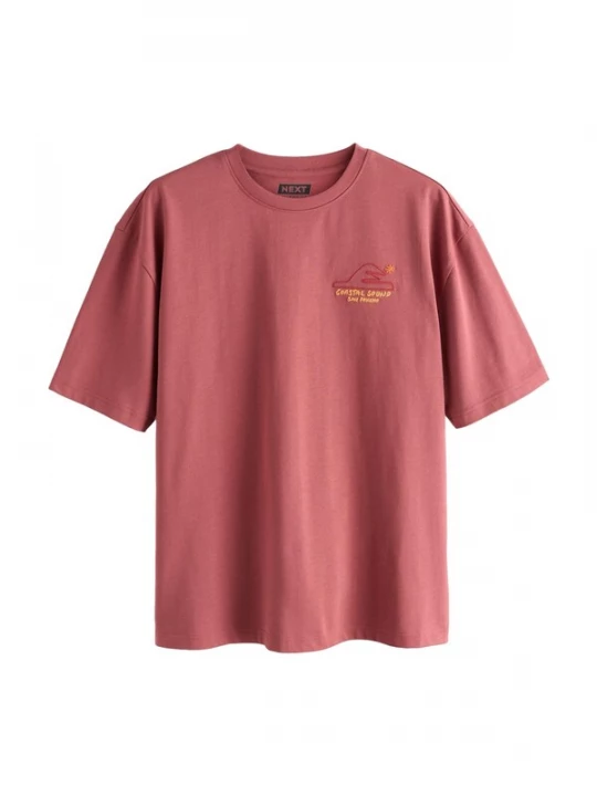 Foto van product Next Shirt goudgeel / oranje / kreeft / bourgogne