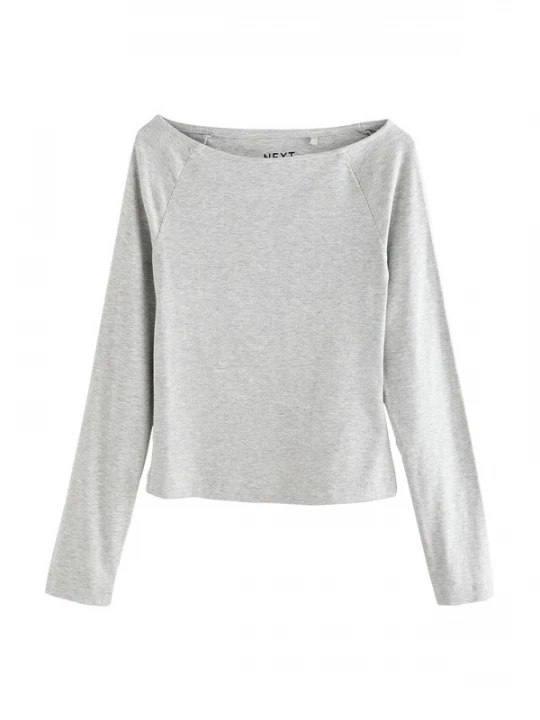 Foto van product Next Shirt grijs gemêleerd