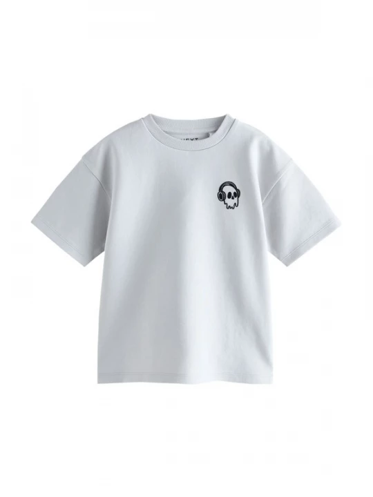 Foto van product Next Shirt grijs / zwart